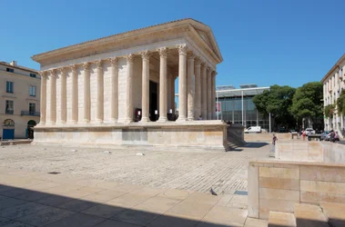 Nimes, France. Maison Carree.